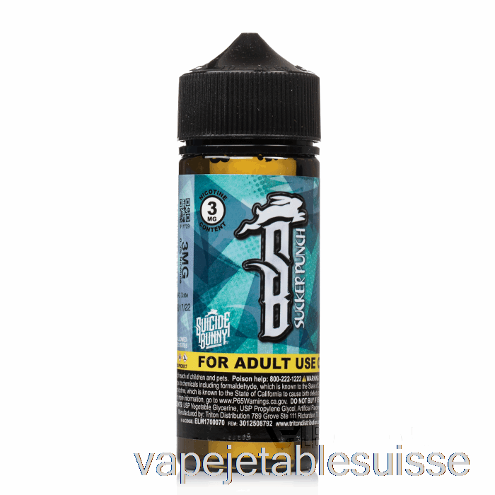 Vape Suisse Meunier Punch - Lapin Suicide - 120ml 6mg